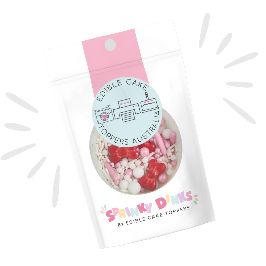 Edible Sprinkles | Blushing Bows