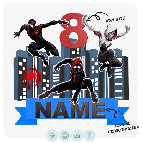 Personalised Icing Plaque | Spiderman (Icing Paper)