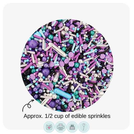 Edible Sprinkles | Midnight Melody