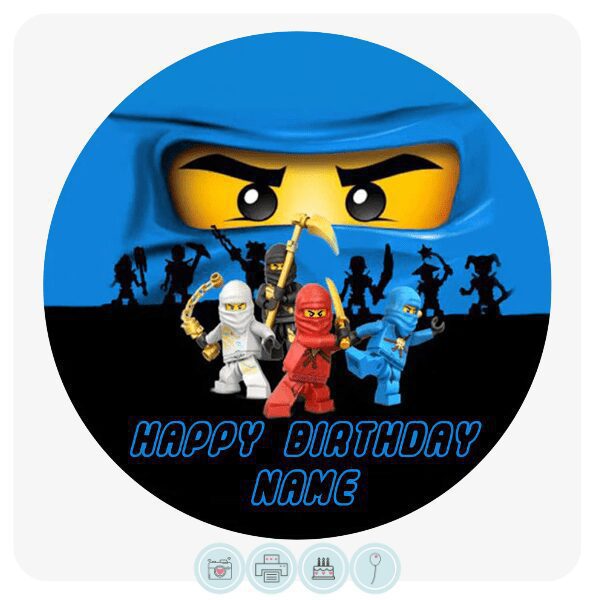 Blue Ninjago Cake Topper - Buy Now!