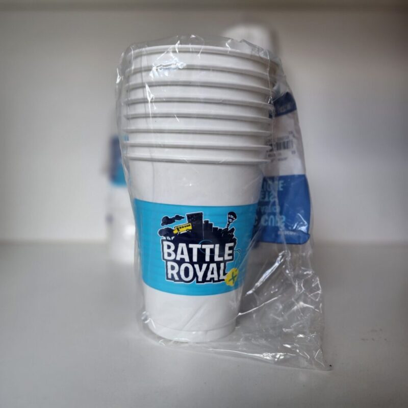 8pk jumbo Battle Royal Plastic cups Fortnite