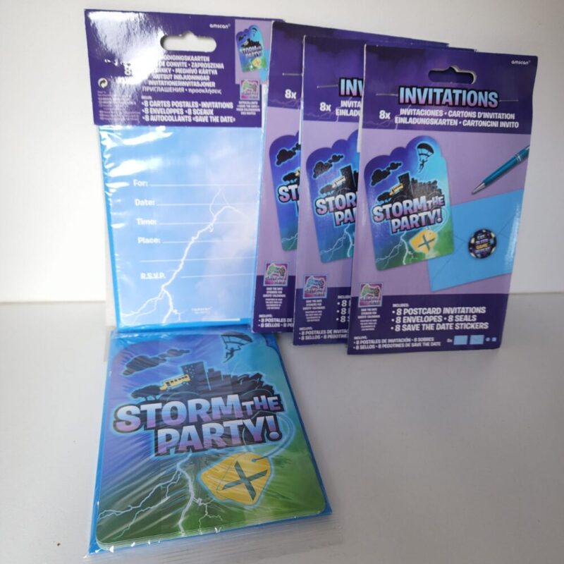 8pk Invitations battle royal Fortnite
