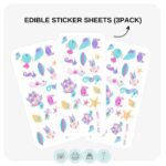 EDIBLE STICKER SHEETS | Pastel Under the Sea