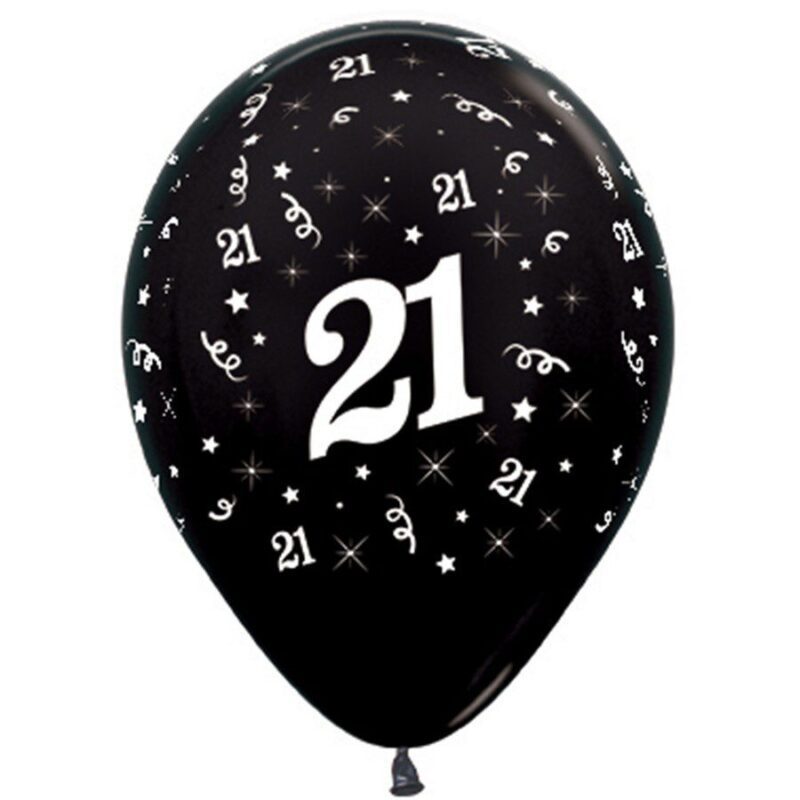 SEMPERTEX 30CM AGE BALLOON | Black 21