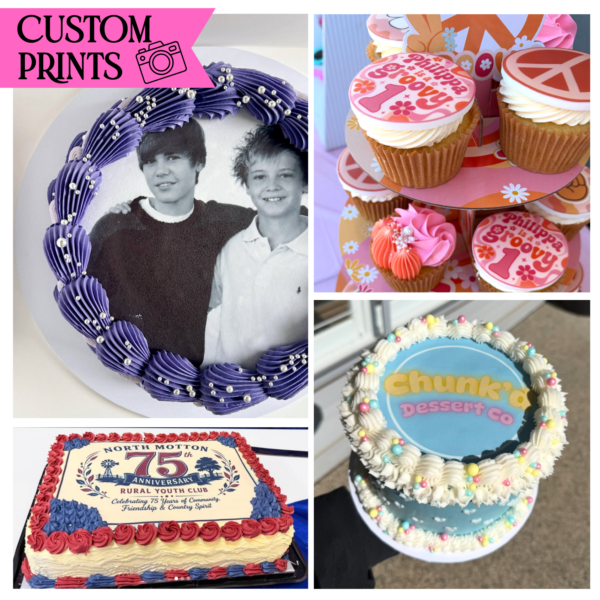 Custom Photo Cake Topper | Various shapes/sizes