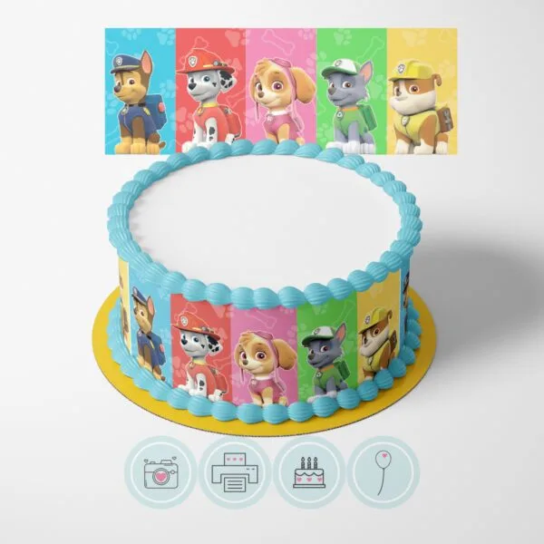 Pup Patrol | Edible Cake Wrap