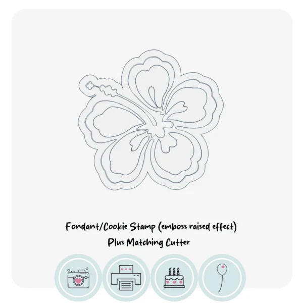 Hawaiian Flower Stamp and cutter