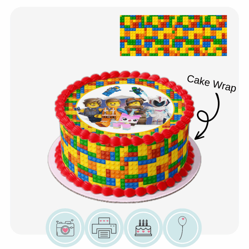 Cake Wrap | Lego Bricks
