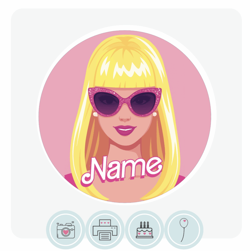 Fashion Doll Cake Topper