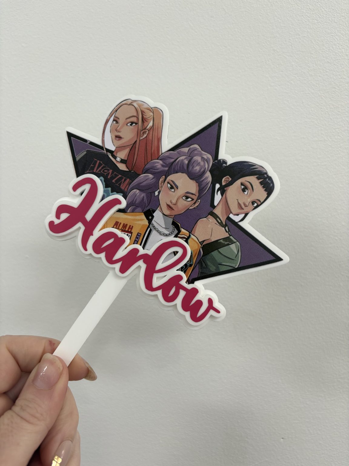 Huntrix | Acrylic Keepsake Topper – Edible Cake Toppers