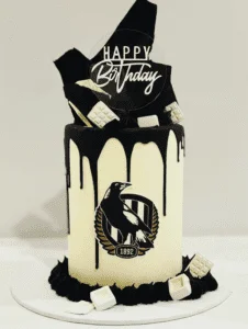 A cake created by an Edible Cake Toppers customer