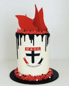 A cake created by an Edible Cake Toppers customer
