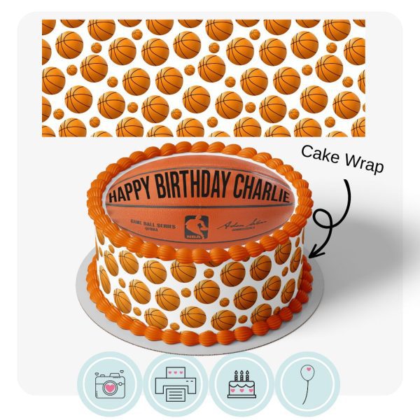 Cake Wrap | Basketball