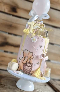A cake created by an Edible Cake Toppers customer