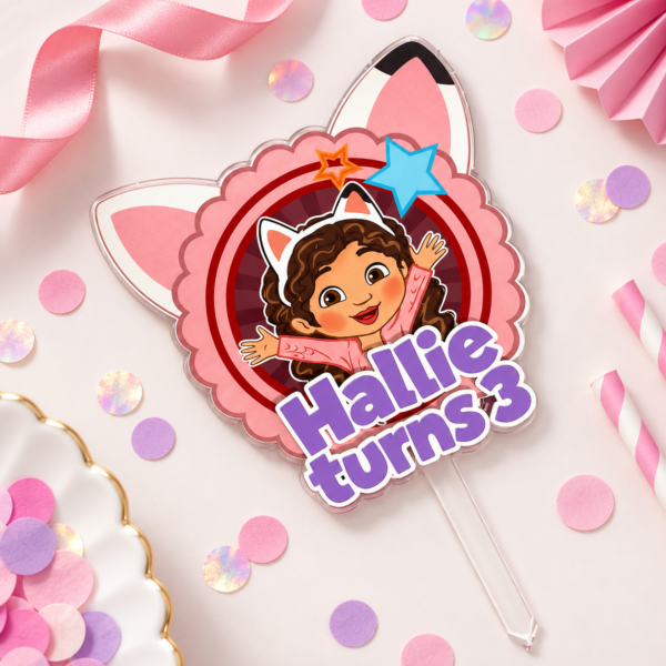Gabby | Acrylic Keepsake Topper
