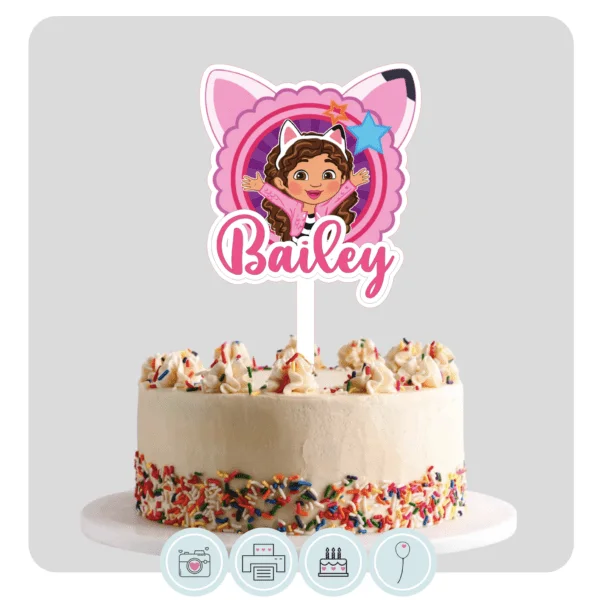 Gabby | Acrylic Keepsake Topper