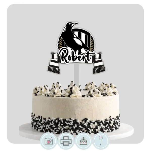 Collingwood | Acrylic Keepsake Topper