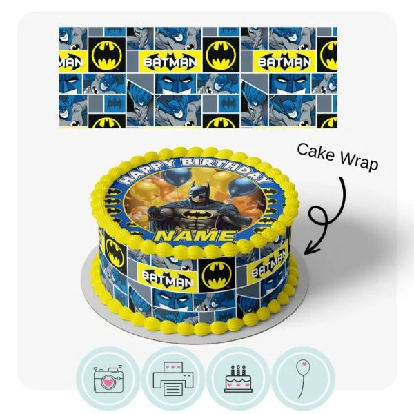 Cake Wrap | Batman Inspired