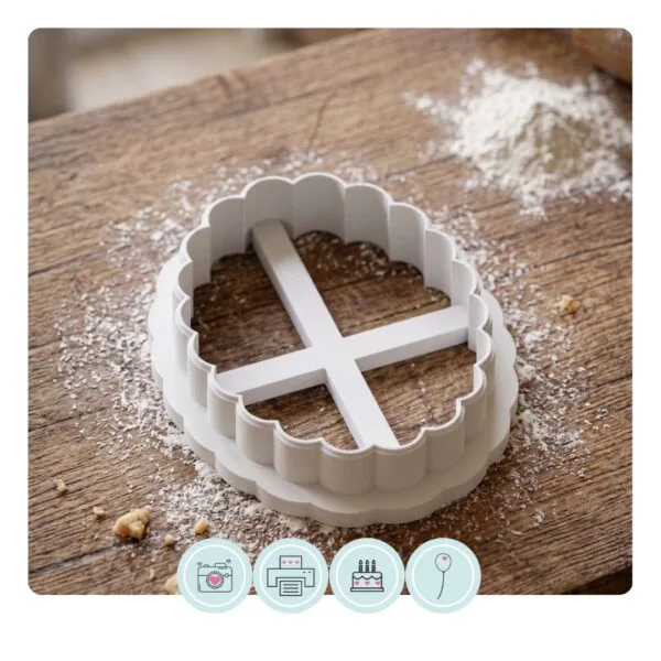 Scallop Oval Cookie Cutter