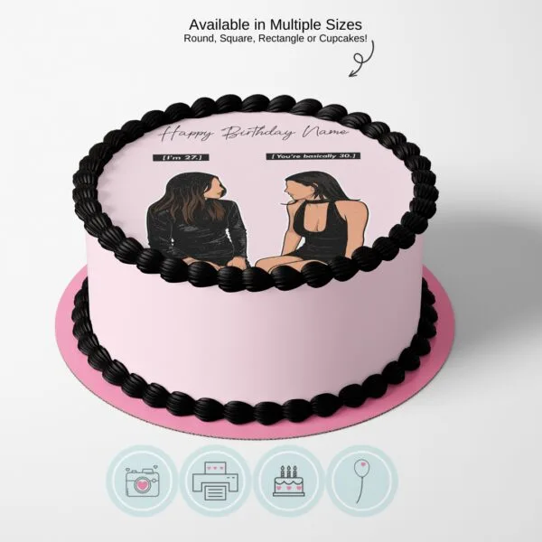 Basically 30 Meme Edible Cake Topper