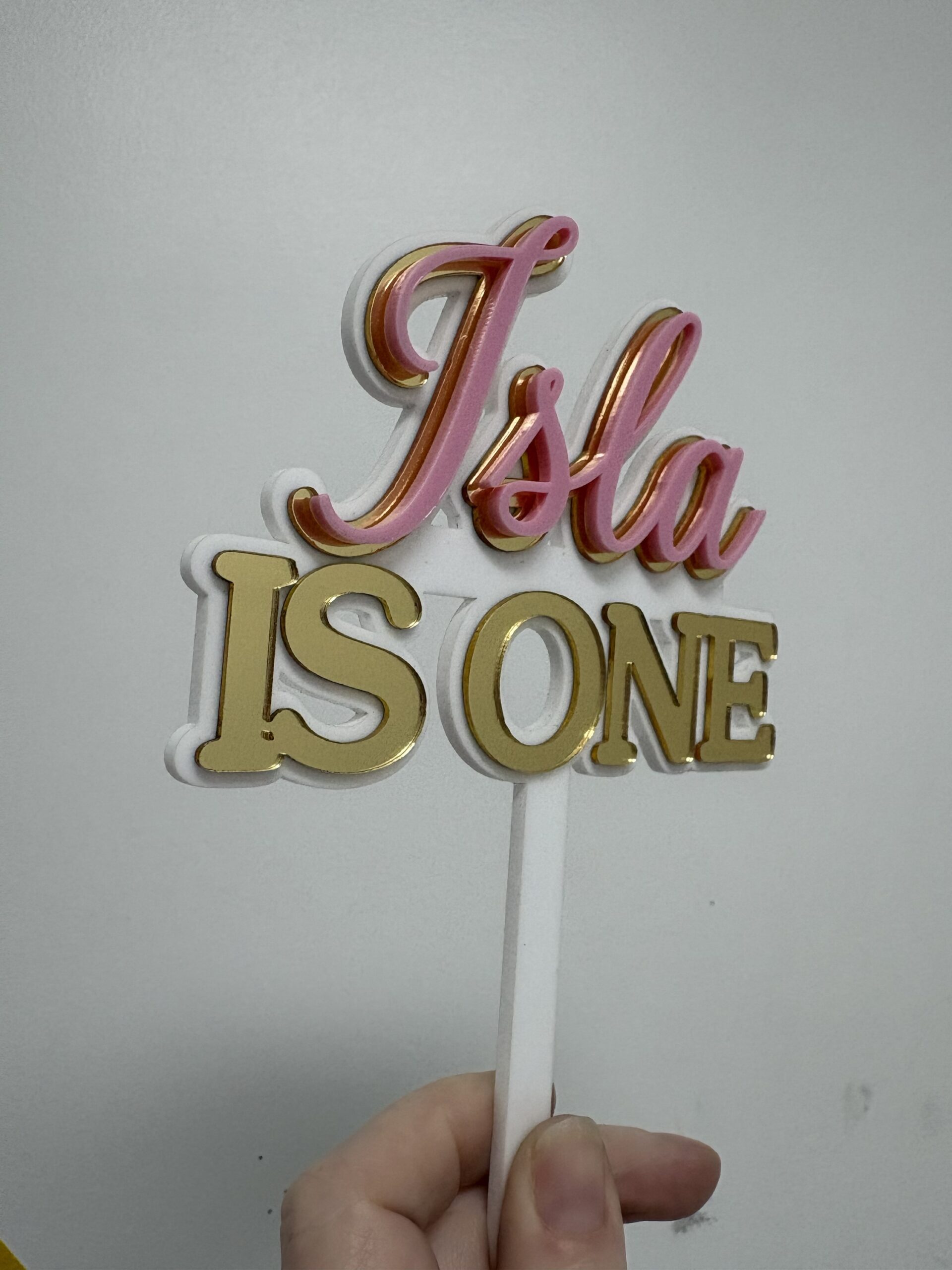 Two Tone Double Layer Acrylic Topper - Image 5