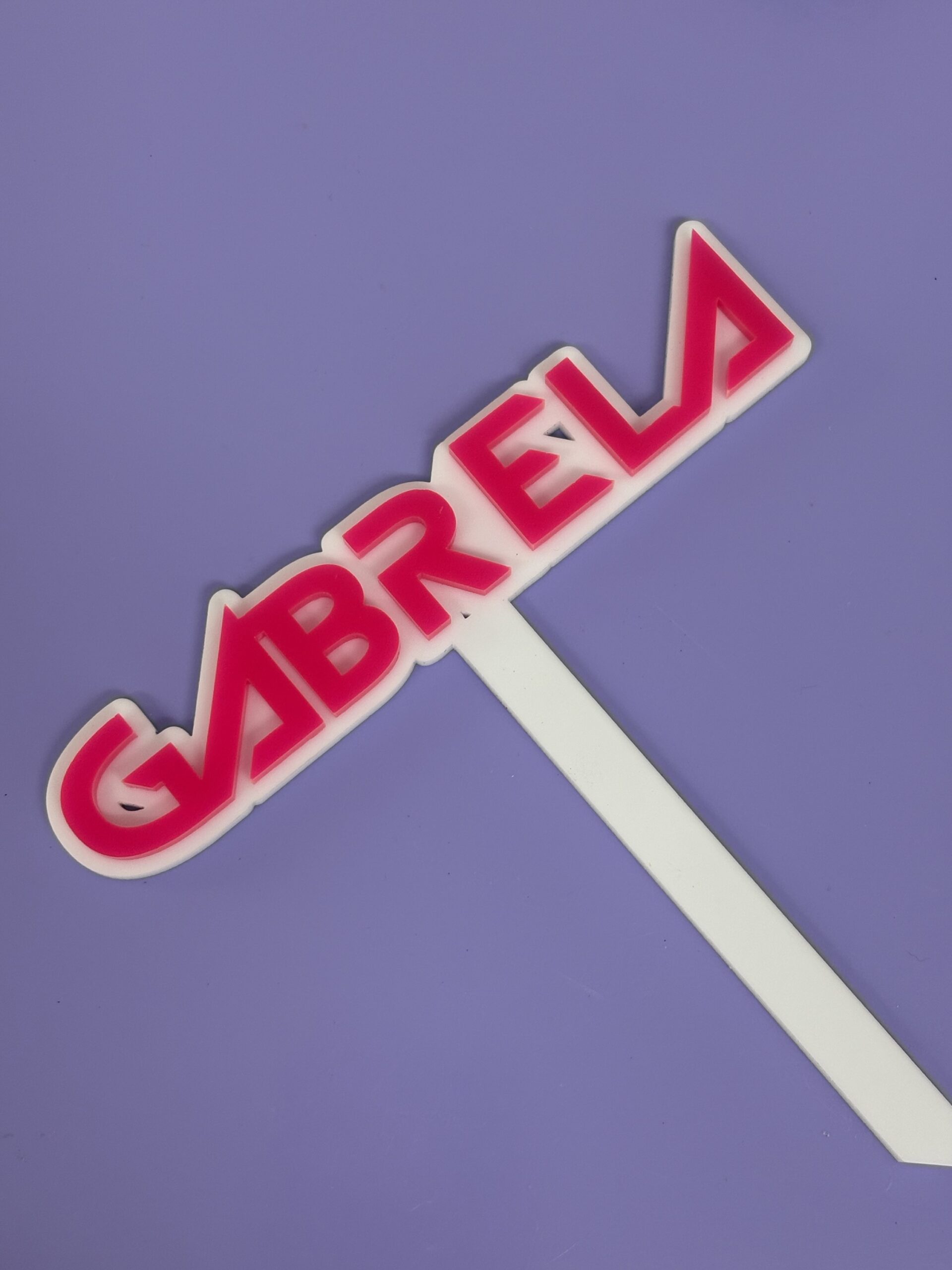 Two Tone Double Layer Acrylic Topper - Image 3