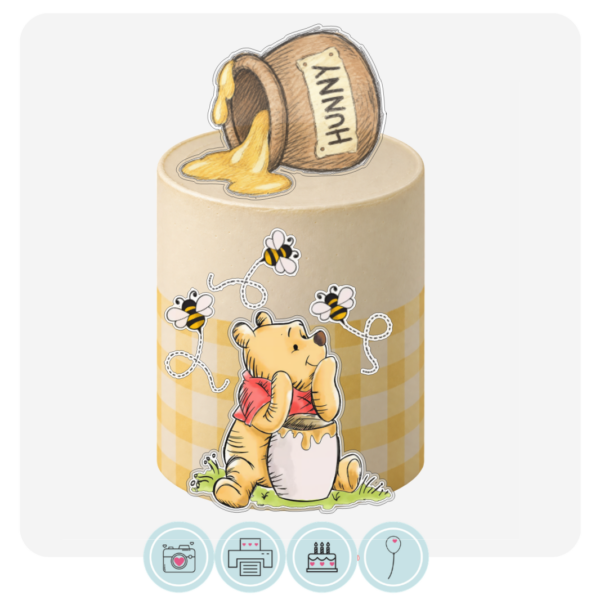 Honey Bear Acrylic Cake Charm Kit