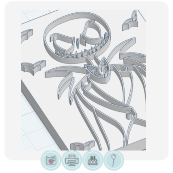 Pumpkin King Line Art Stamp