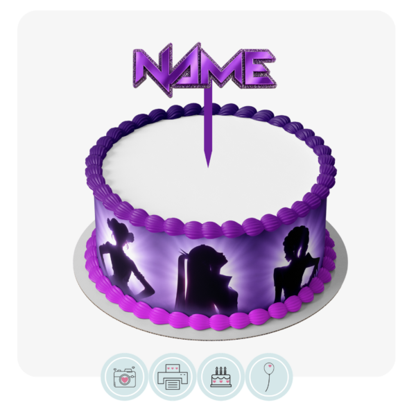 Cake Wrap | Huntrix Silhouette