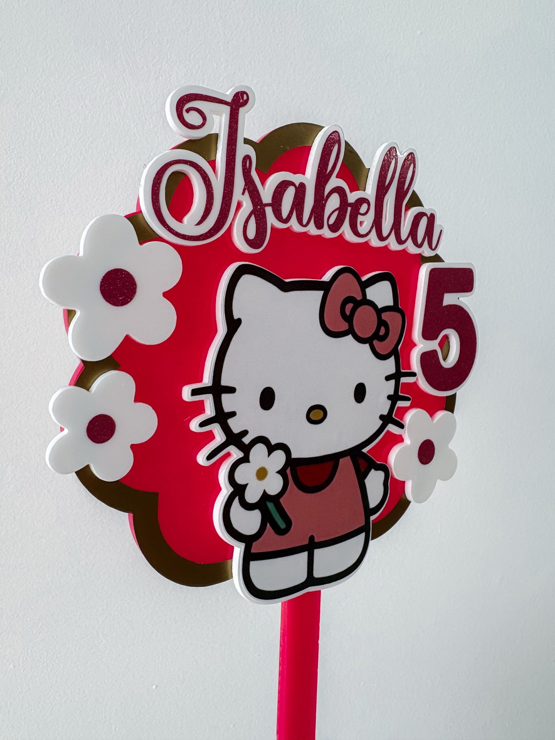 Hello Kitty | Acrylic Keepsake Topper - Image 3