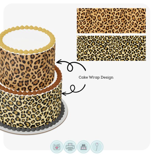 Cake Wrap // Leopard Print